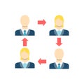 Peer to Peer Vector Icon
