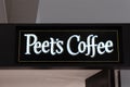 Peet`s Coffee and Tea Exterior and Sign