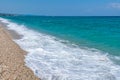 Pefkochori Beach. One of the most beautiful beaches in Peninsula Halkidiki, Greece.