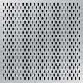 Peg board with oval holes. Grey peg board perforated texture background for working bench tools. Vector illustration. Royalty Free Stock Photo