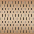 Peg board. Perforated texture background with oval holes. Vector illustration. Royalty Free Stock Photo