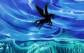 Pegasus in Flight Royalty Free Stock Photo