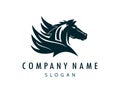 Pegasus logo Royalty Free Stock Photo