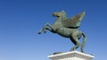 Pegasus, the mythical winged horse. Royalty Free Stock Photo