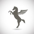Pegasus mythical winged horse Royalty Free Stock Photo