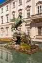 Pegasus sculpture in Mirabell Gardens, Salzburg Royalty Free Stock Photo