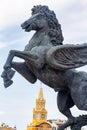 Pegasus statue Royalty Free Stock Photo