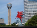 Two Landmark Icons of Dallas Appear Together