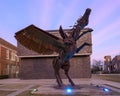 `Pegasus` by Stuart Kraft located at Booker T. Washington High School for the Performing and Visual Arts in the Arts District of d