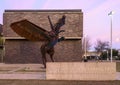 `Pegasus` by Stuart Kraft located at Booker T. Washington High School for the Performing and Visual Arts in the Arts District of d