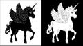 Pegasus Unicorn Wings Horn Horse Animal Cartoon