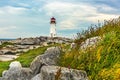Peggy Cove Lighthouse in Nova Scotia, Canada Royalty Free Stock Photo