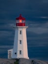 Peggy`s Cove Lighthouse Canada Royalty Free Stock Photo