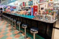 Peggy Sue's Americana Route 66 inspired diner in Yermo, California about eight miles outside of Barstow Royalty Free Stock Photo