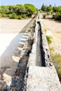 Pegoes Aqueduct, Estremadura, Portugal Royalty Free Stock Photo