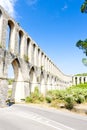 Pegoes Aqueduct, Estremadura, Portugal Royalty Free Stock Photo