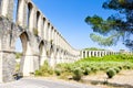 Pegoes Aqueduct, Estremadura, Portugal Royalty Free Stock Photo