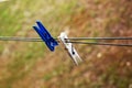 Pegs laundry Royalty Free Stock Photo