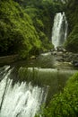 Peguche Waterfall in Otavalo. Royalty Free Stock Photo