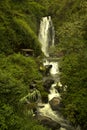 Peguche  Waterfall in Otavalo. Royalty Free Stock Photo