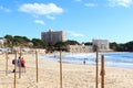 Peguera beach panorama and Mediterranean Sea on Majorca