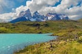 Pehoe Lake, Torres del Paine, Patagonia, Chile Royalty Free Stock Photo