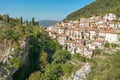 Peille, one of the most beautiful hilltop villages on the CÃÂ´te d`Azur Royalty Free Stock Photo