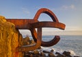 Peine del viento, Eduardo Chillida, in Donostia Royalty Free Stock Photo