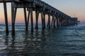 Peir at Panama City Beach, Florida at Sunrise Royalty Free Stock Photo