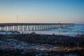 Peir at Panama City Beach, Florida at Sunrise Royalty Free Stock Photo