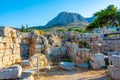 Peirene fountain at Ancient Corinth archaeological site in Greec