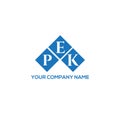 PEK letter logo design on BLACK background. PEK creative initials letter logo concept. PEK letter design