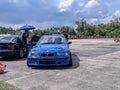 Pekanbaru, Indonesia - 05-28-2023: BMW E36 on the parking lot. Editorial photo.