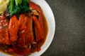 Peking duck or Roasted duck in Chinese style Royalty Free Stock Photo