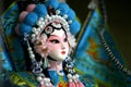 Peking opera doll close up Royalty Free Stock Photo