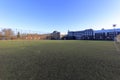 Small football stadium of peking university, adobe rgb Royalty Free Stock Photo