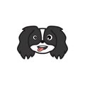Pekingese, emoji, stuck out tongue, winking eyes multicolored icon. Signs and symbols icon can be used for web, logo, mobile app,