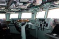 Malaysian Royal Navy command bridge of the KD JEBAT ship during the 85th