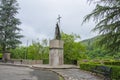 Pelayo in covadonga,spain Royalty Free Stock Photo