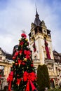 Christmas decorations at Peles Castle- detail, Siania, Romania Royalty Free Stock Photo