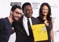 Pele and Marcia Aoki in New York City