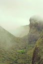 Pele mountain in martinique island