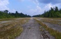 Peleliu Airfield used during World War II, Peleliu Island, Palau Royalty Free Stock Photo