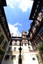 Peles Castle interior courtyard