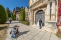 Wedding at Peles Castle in Romania Royalty Free Stock Photo