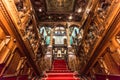 Interior of Peles Castle Museum in Romania Royalty Free Stock Photo