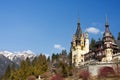 Peles Castle Sinaia, Romania Royalty Free Stock Photo