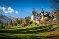 Peles castle in Sinaia, Romania