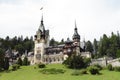 Pelesh Castle - the romanian king`s summer residence Royalty Free Stock Photo