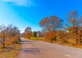 In Peleta village in Greece Royalty Free Stock Photo